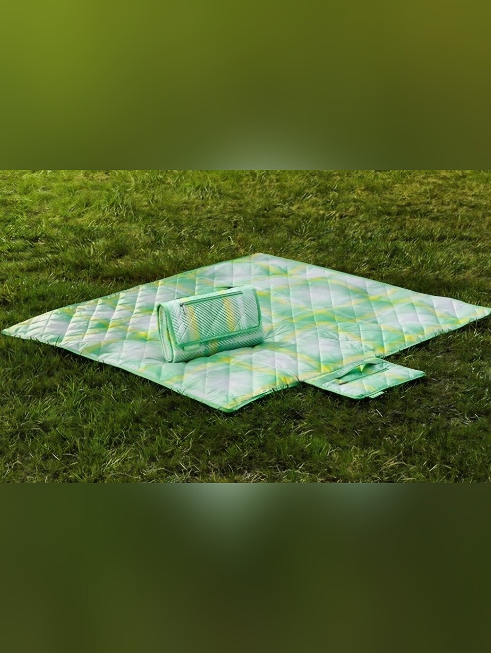 Clinique Picnic Blanket, Folding Summer Beach, Plaid Travel Waterproof 46/49.5in
